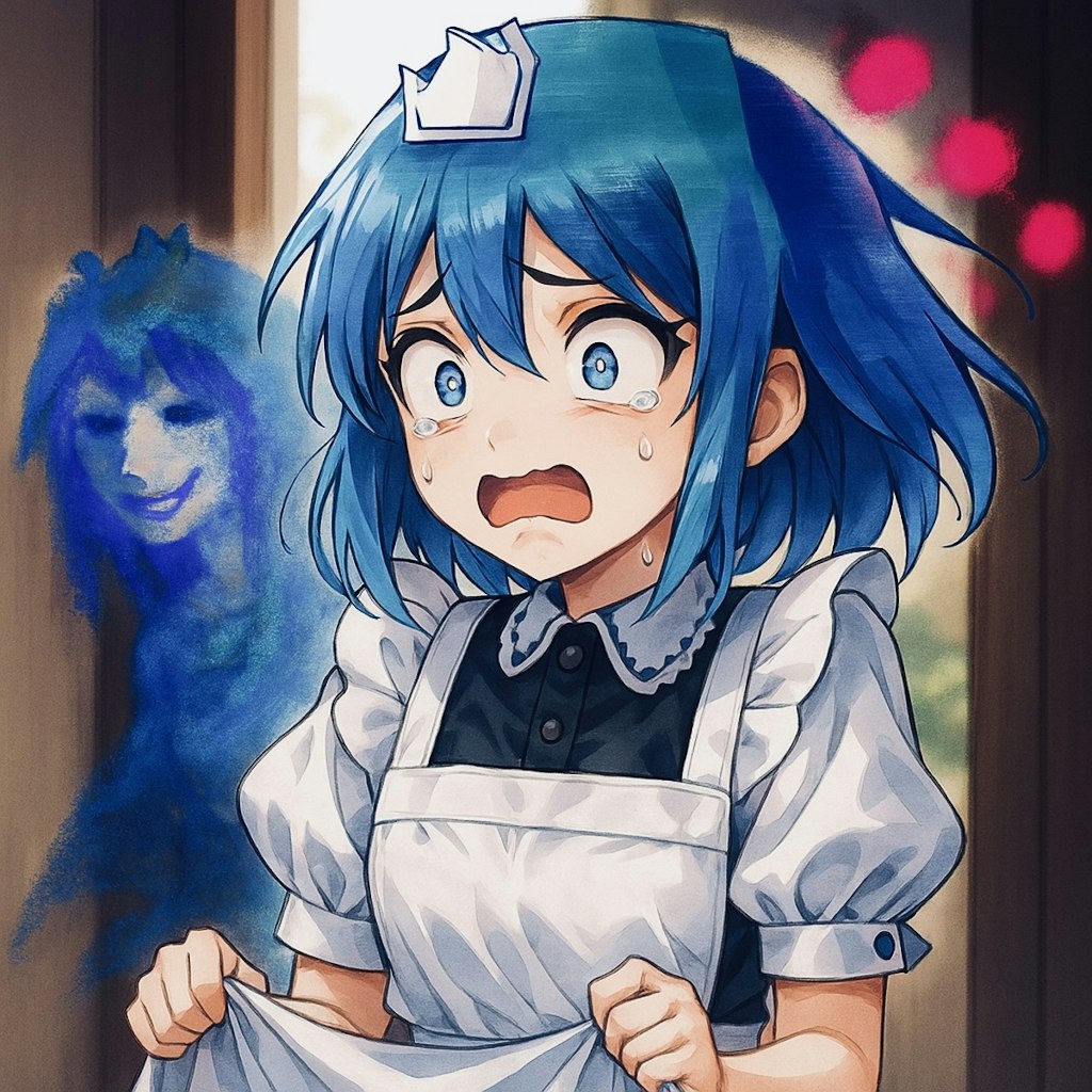 同人サークルぶるずあいのマスコットキャラクターあいちゃんと