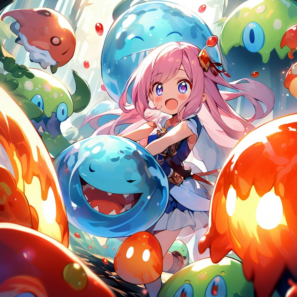 The Love of Slimes and Another World Tale