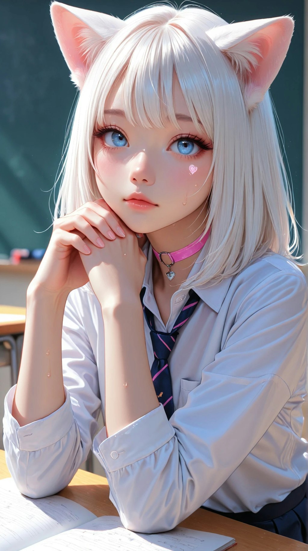 制服とシロ