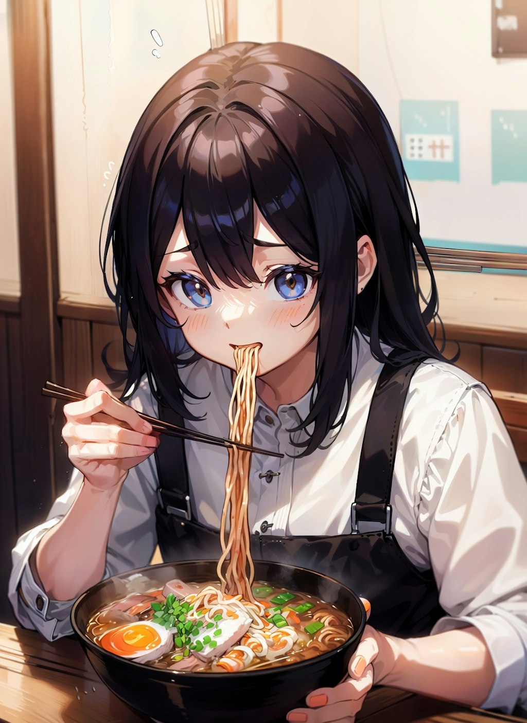 ラーメンすすりチャレンジ