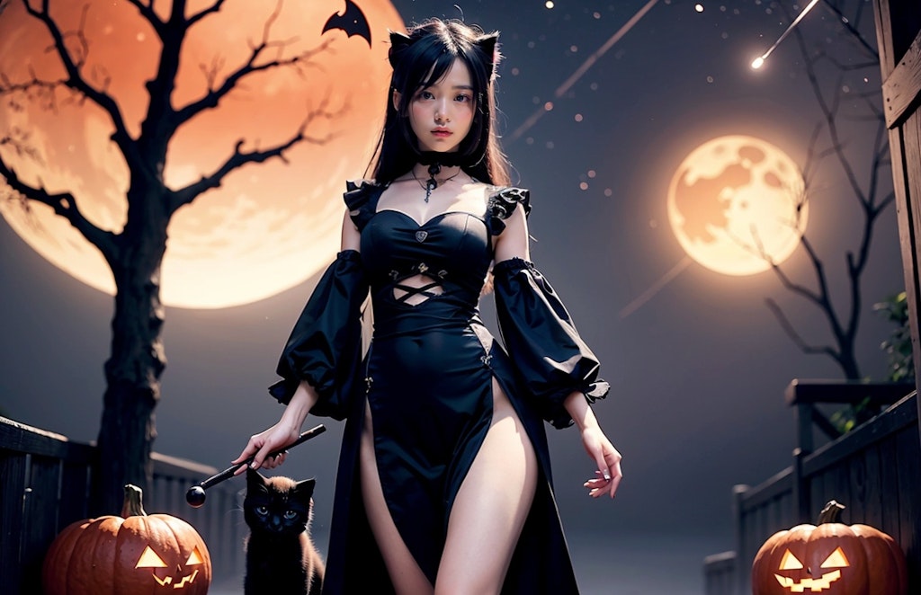 ハロウィンの夜 獣族の魔女