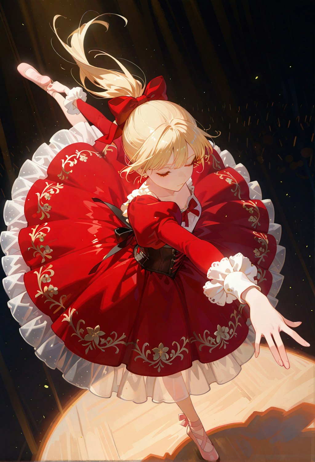 第一アラベスク(ポーズ)