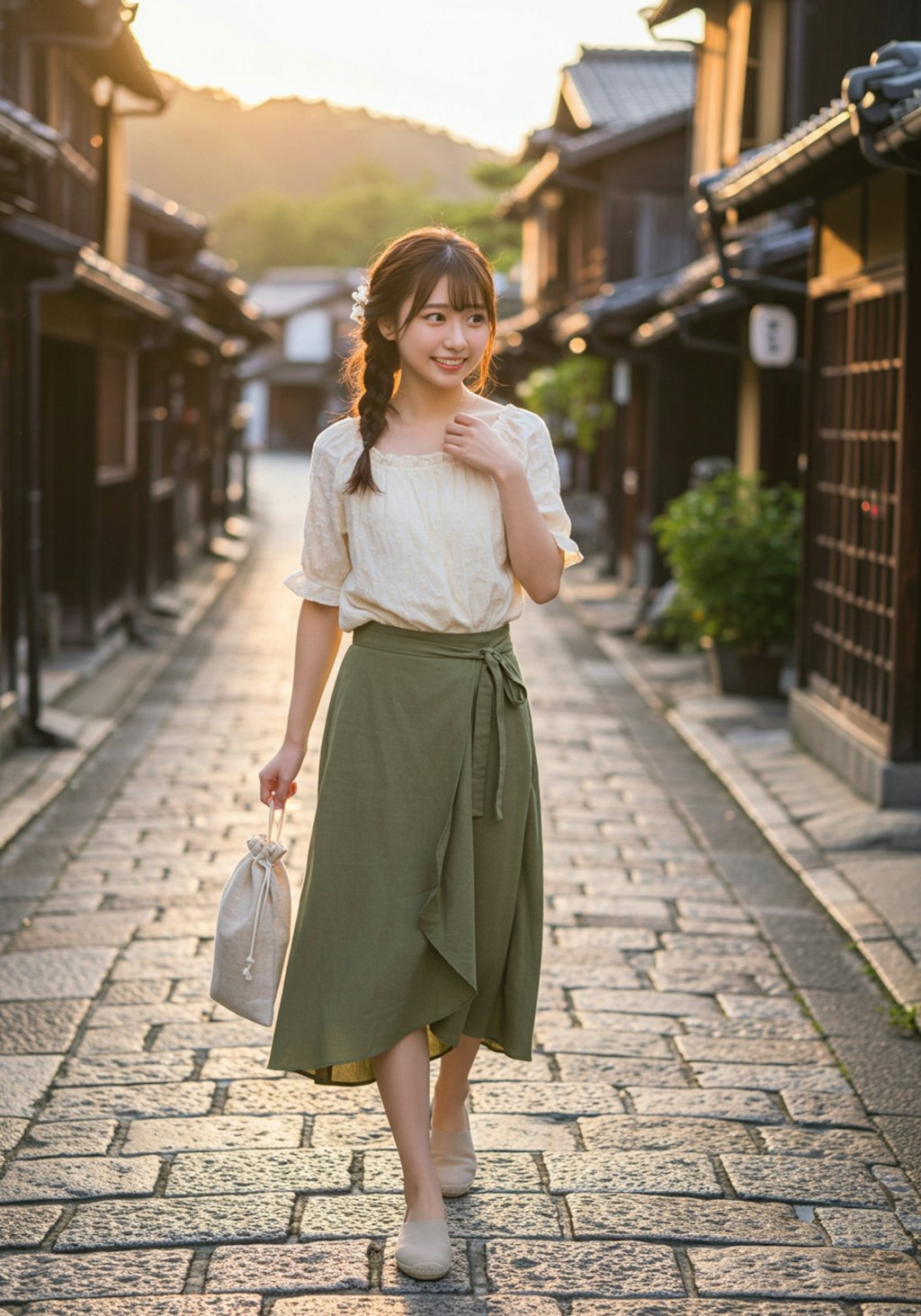 夕暮れの小径