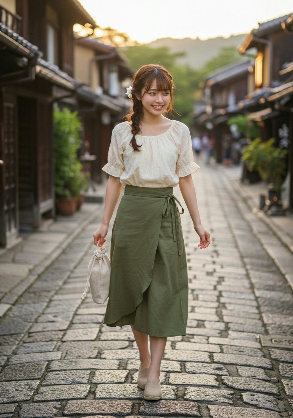 夕暮れの小径