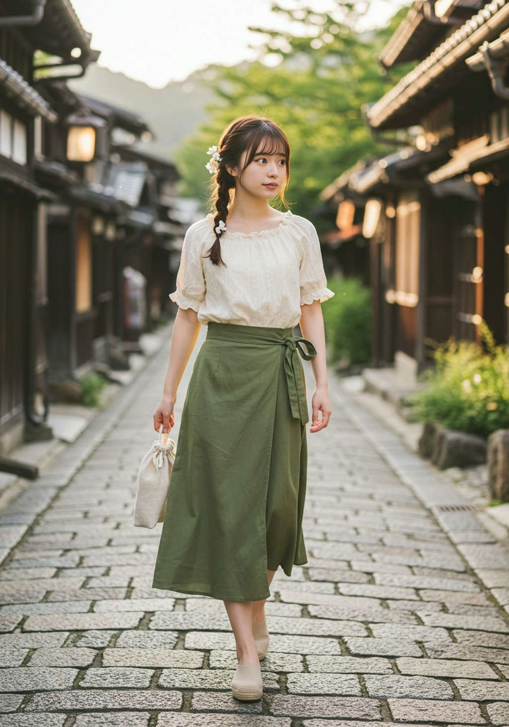 夕暮れの小径