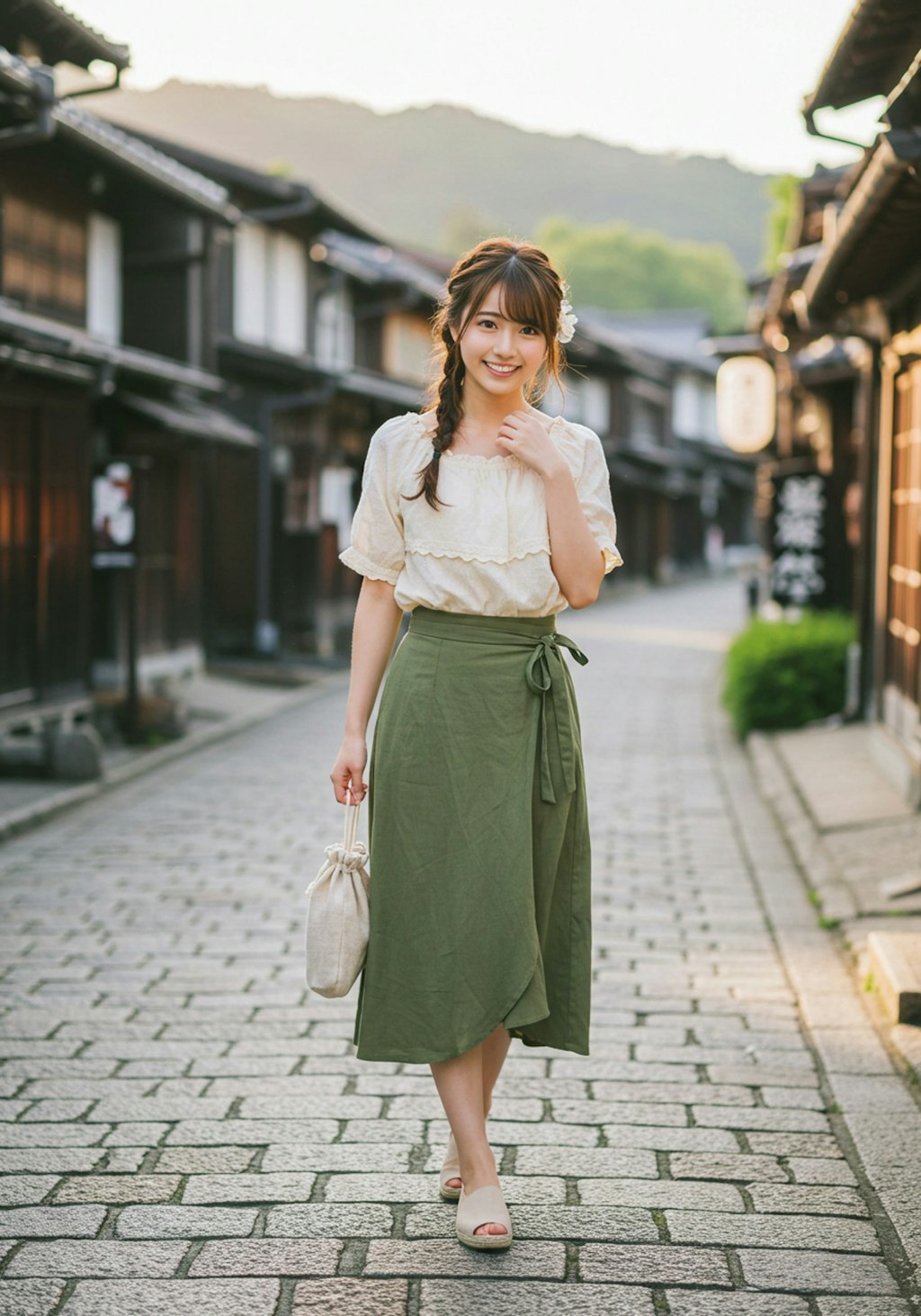 夕暮れの小径