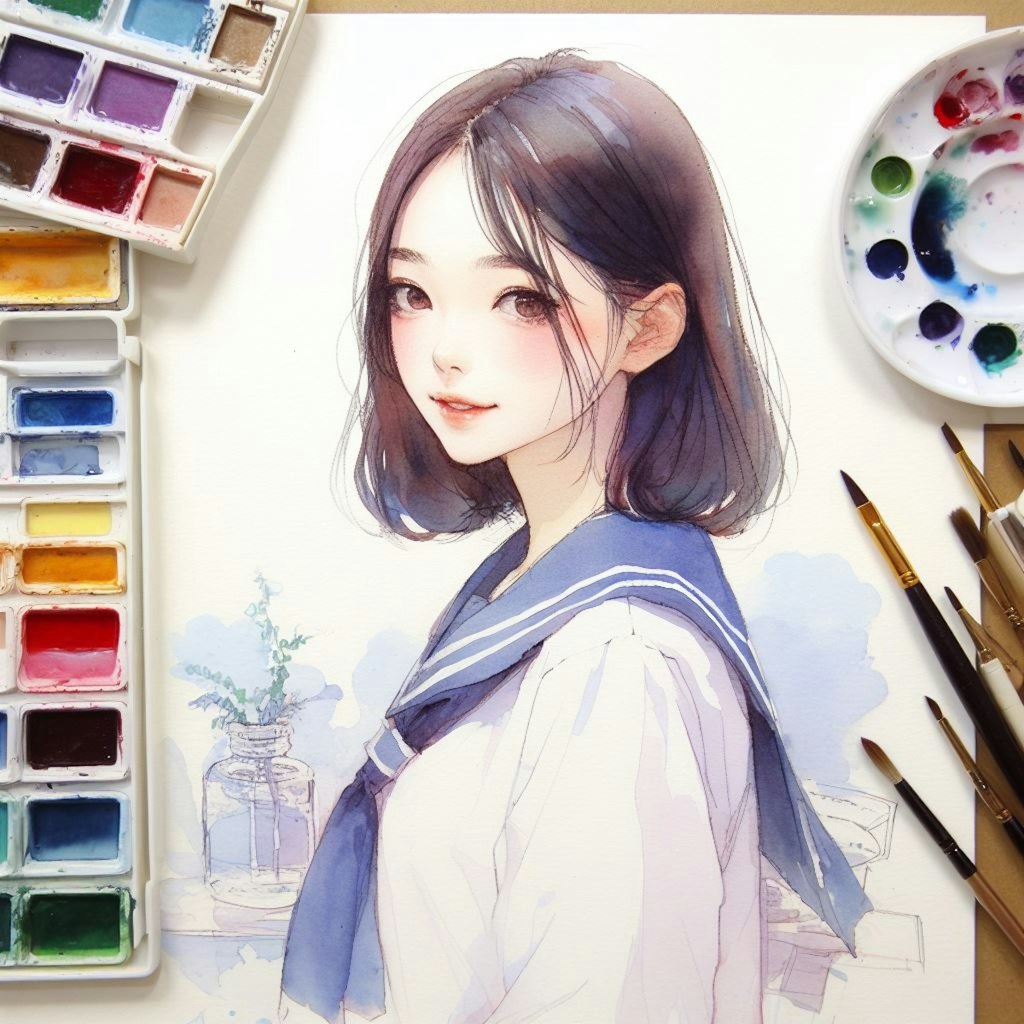 水彩画