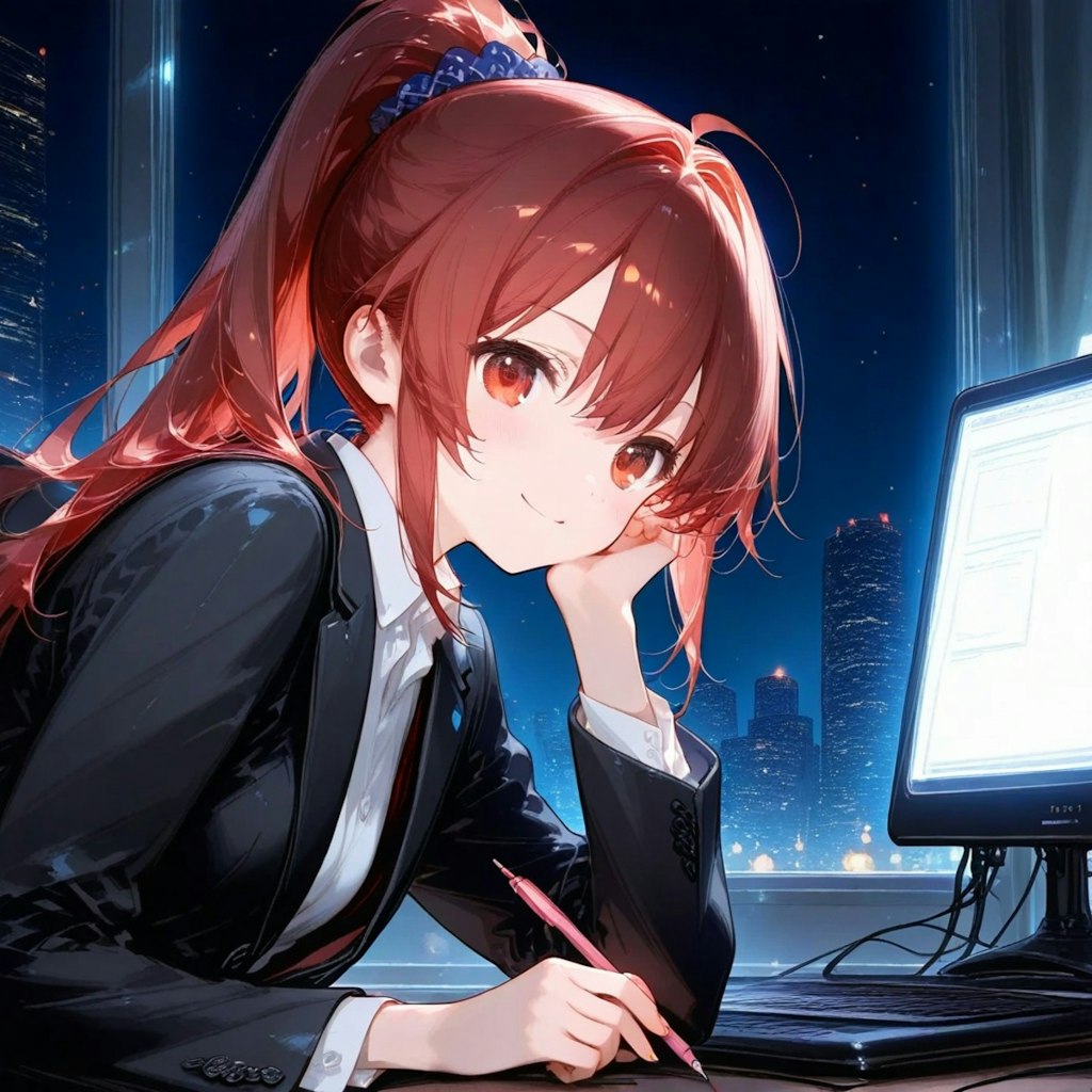 終わらないお仕事でもポシティヴに