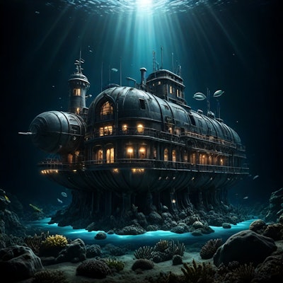海底の館