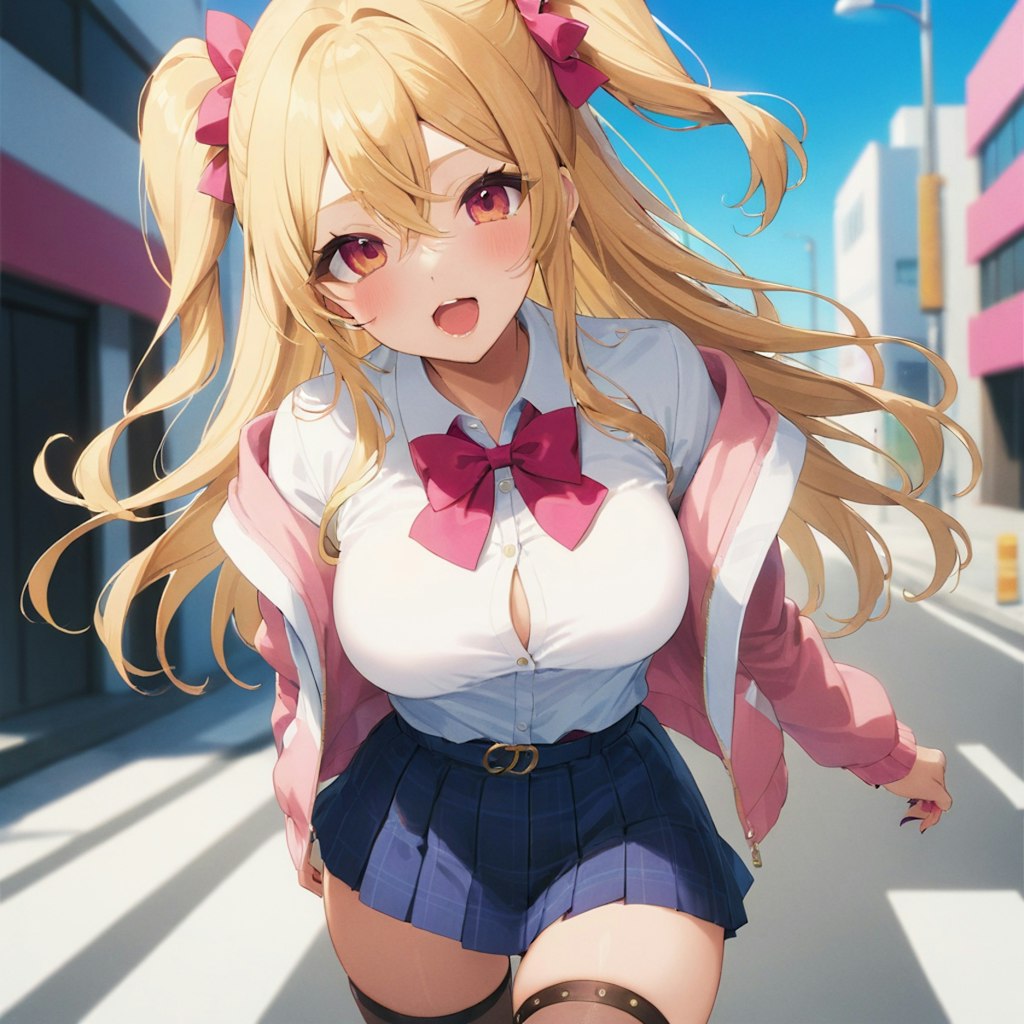 ギャル　[gyaru]　一語で。