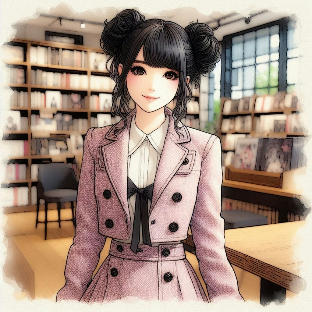 本と少女 2