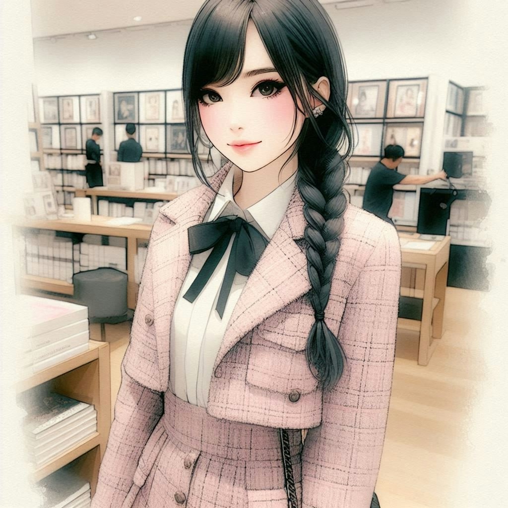 本と少女 2