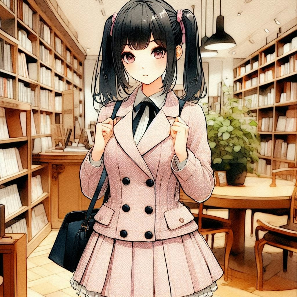 本と少女 2