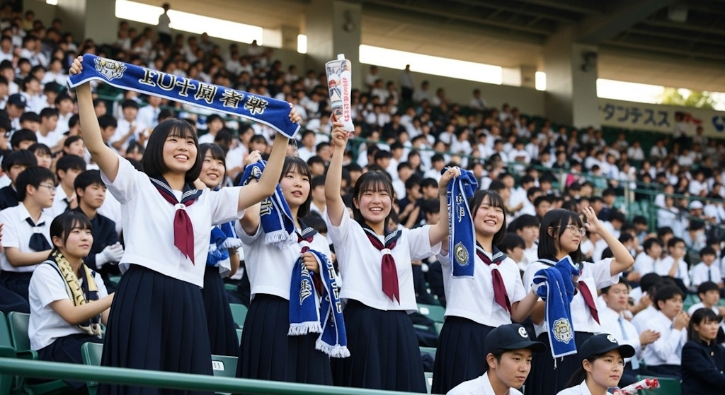 野球場の応援
