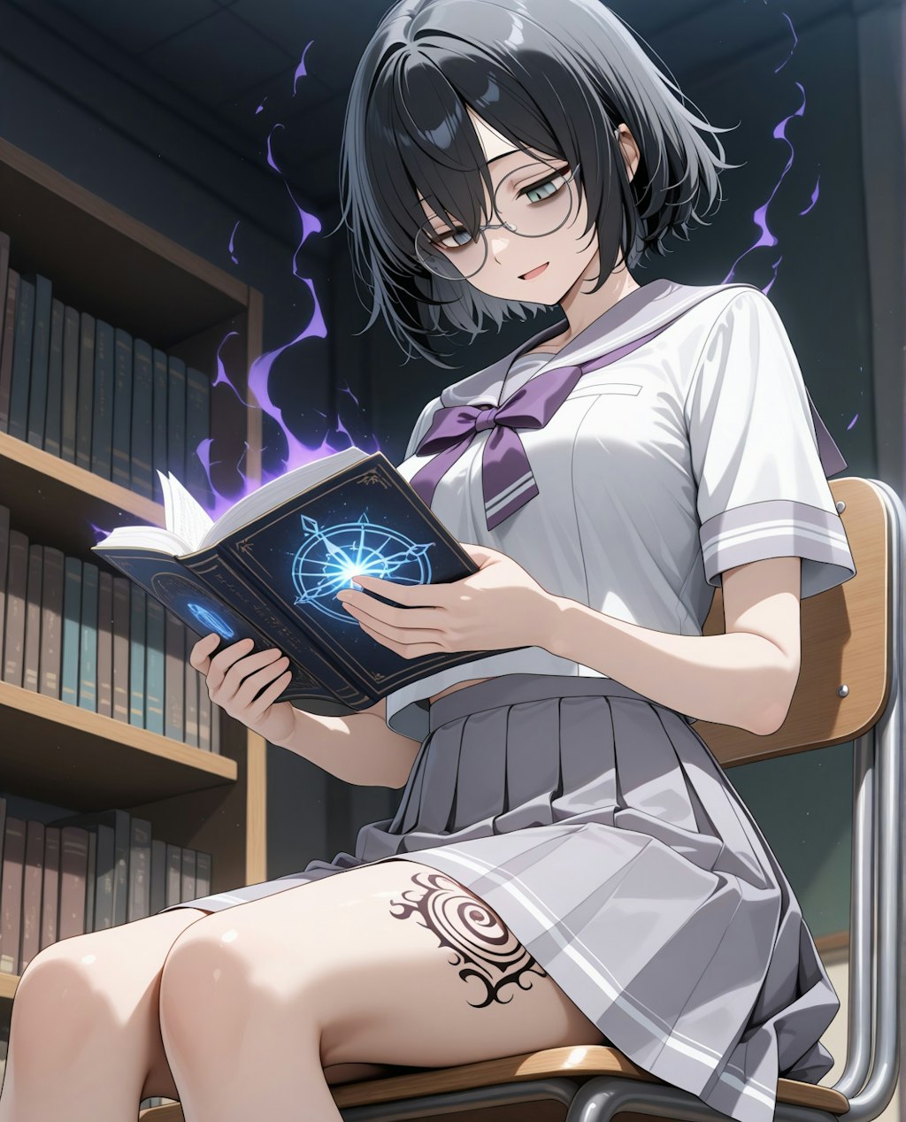 図書室が私の居場所…