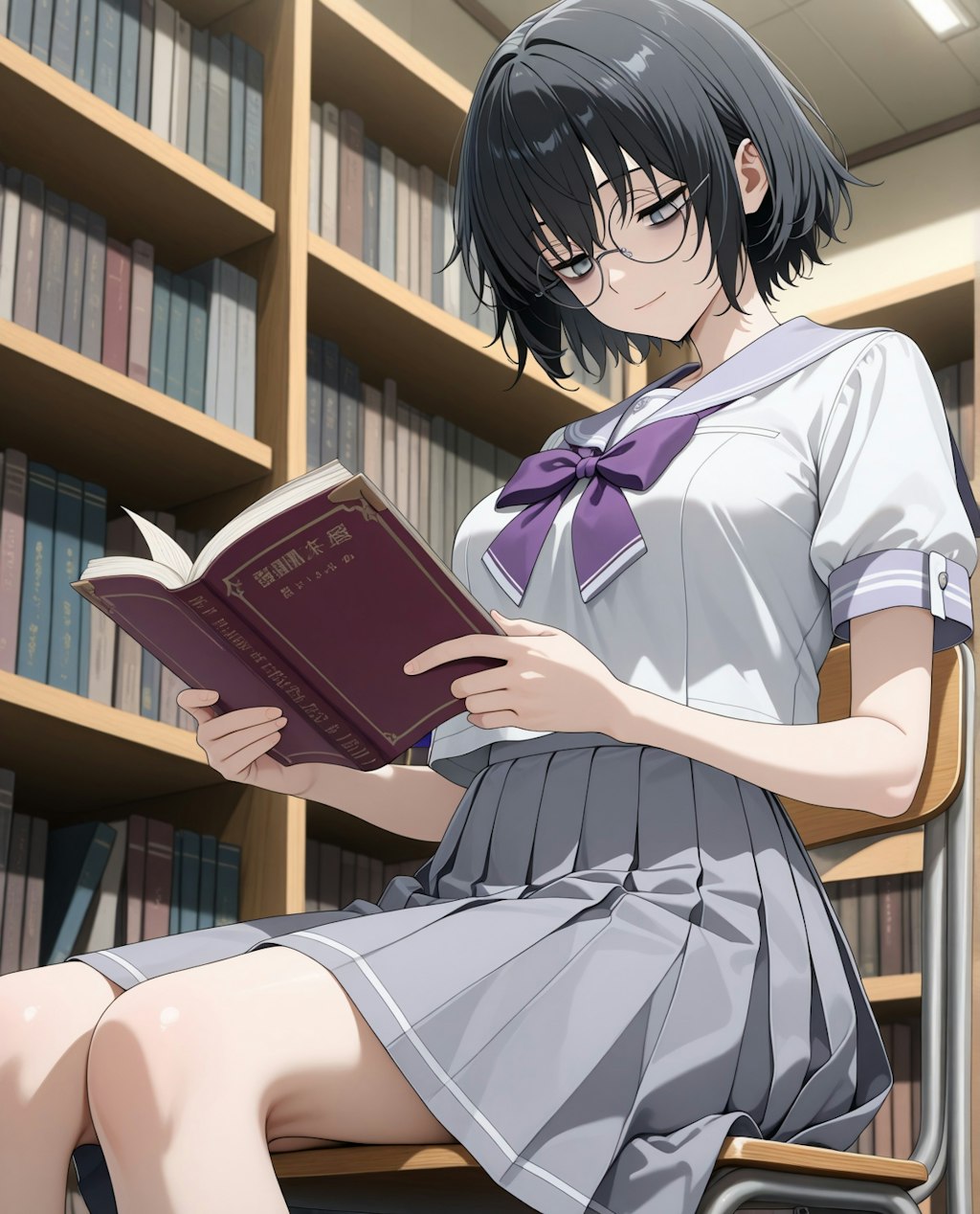 図書室が私の居場所…