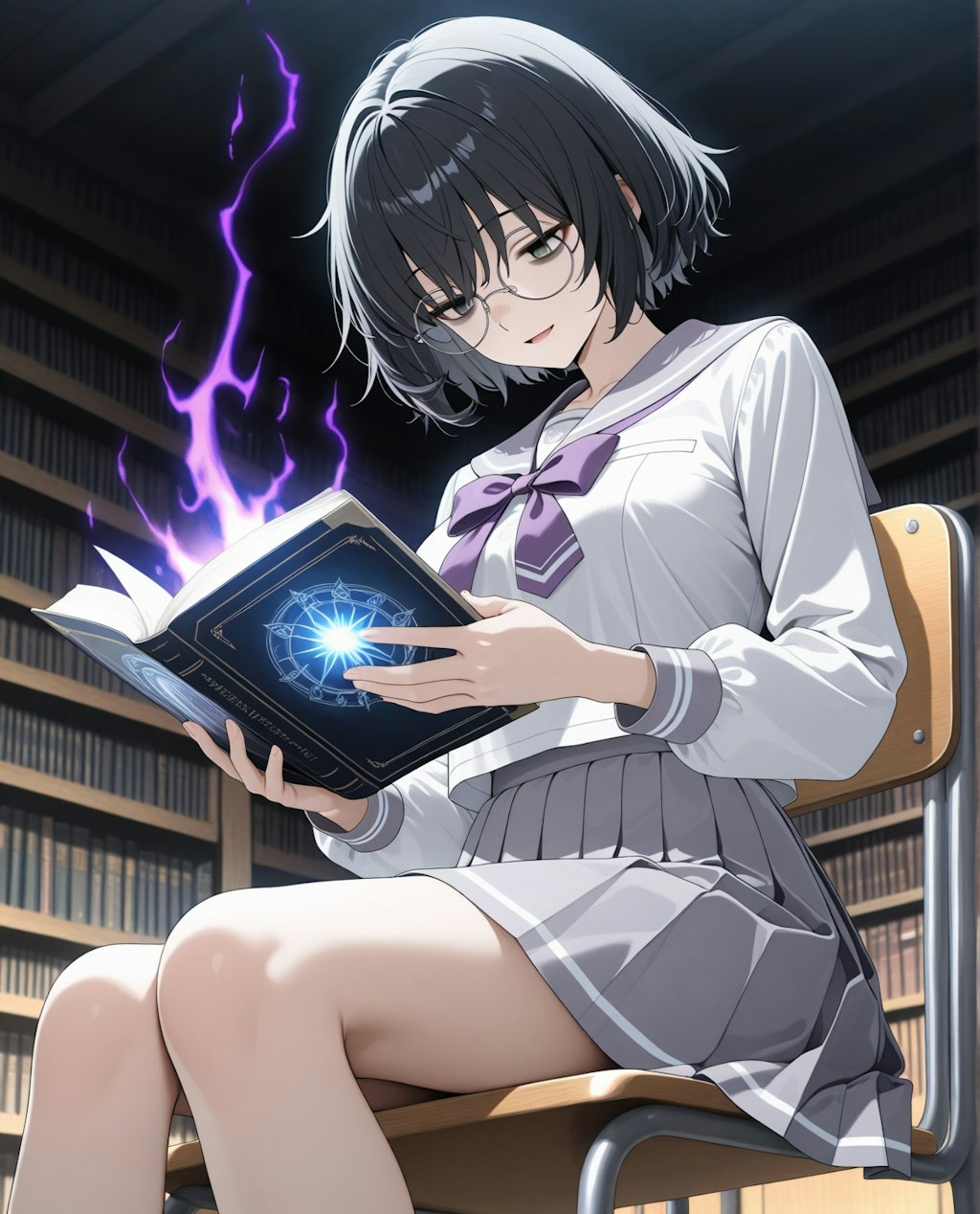 図書室が私の居場所…