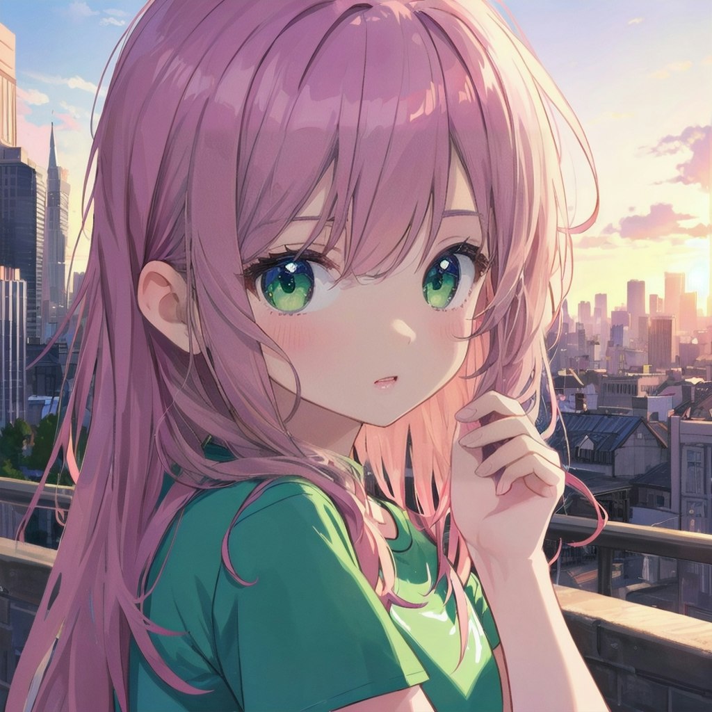 都会の女の子 city girl