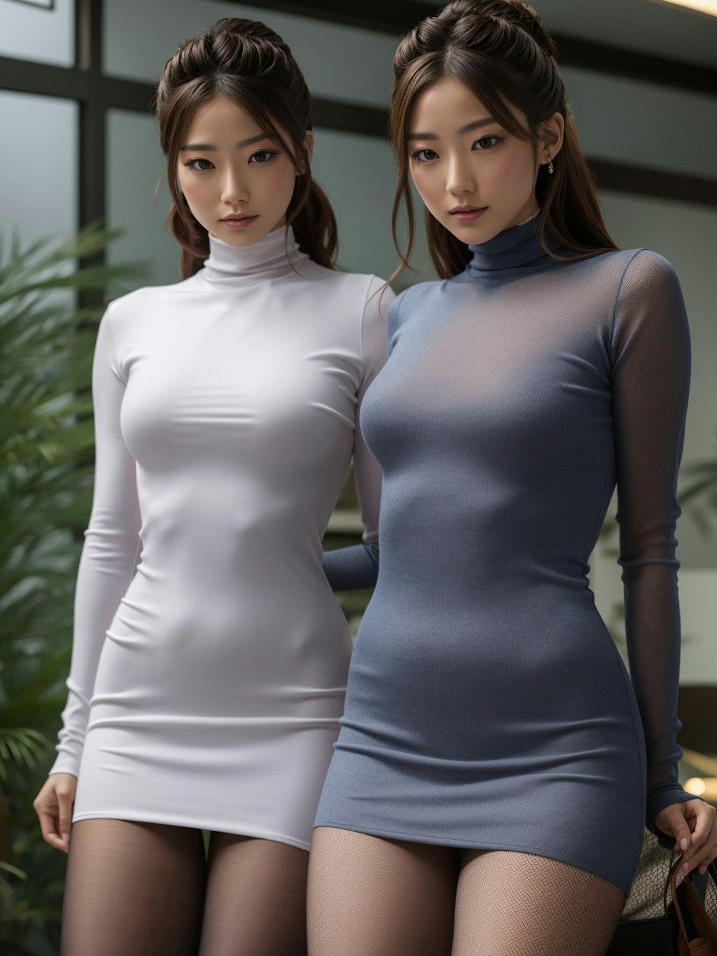 halterneck bodycon office ladies♫ 4