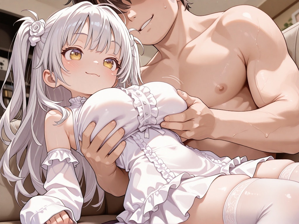 巨乳白ゴスちゃんの足コキとパイズリとぶっかけと　25-06-13