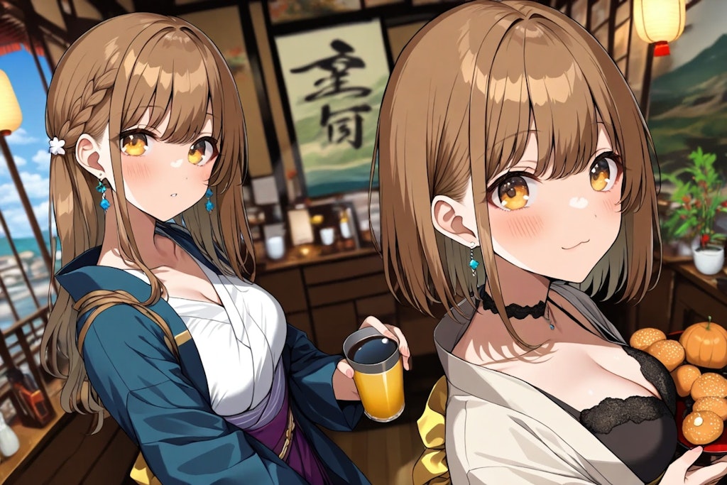 ちち生で水墨画は作れるのか？