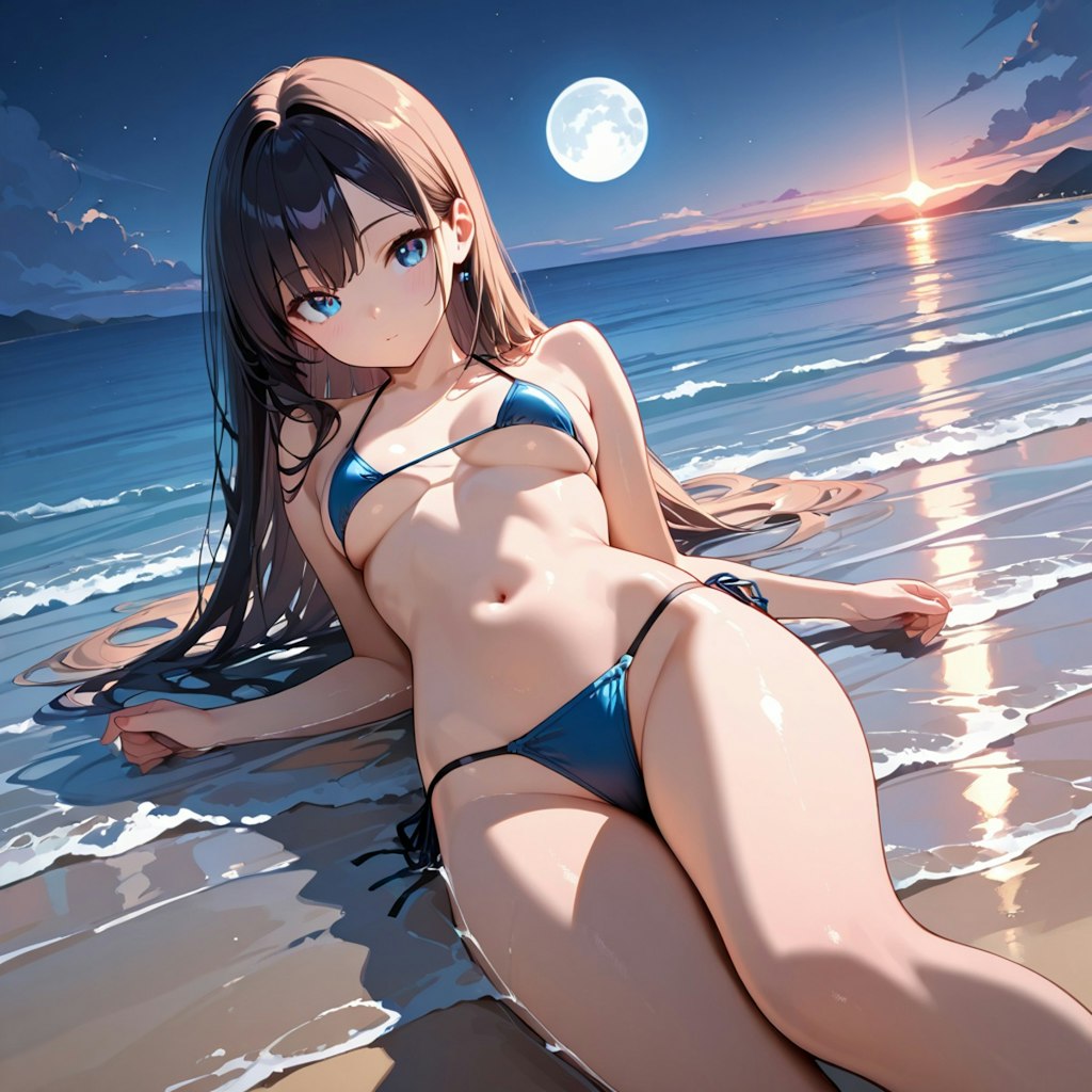 「１０単語企画」　水辺のキュートガール