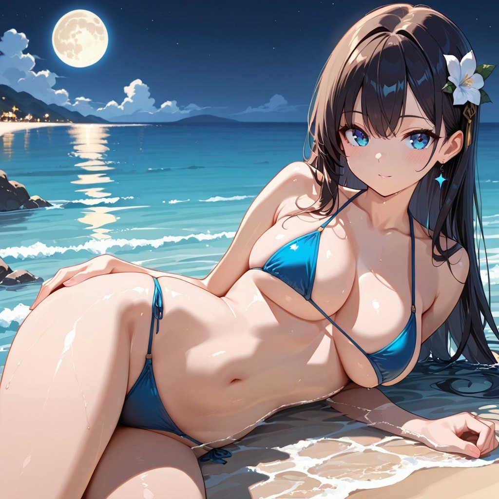 「１０単語企画」　水辺のキュートガール