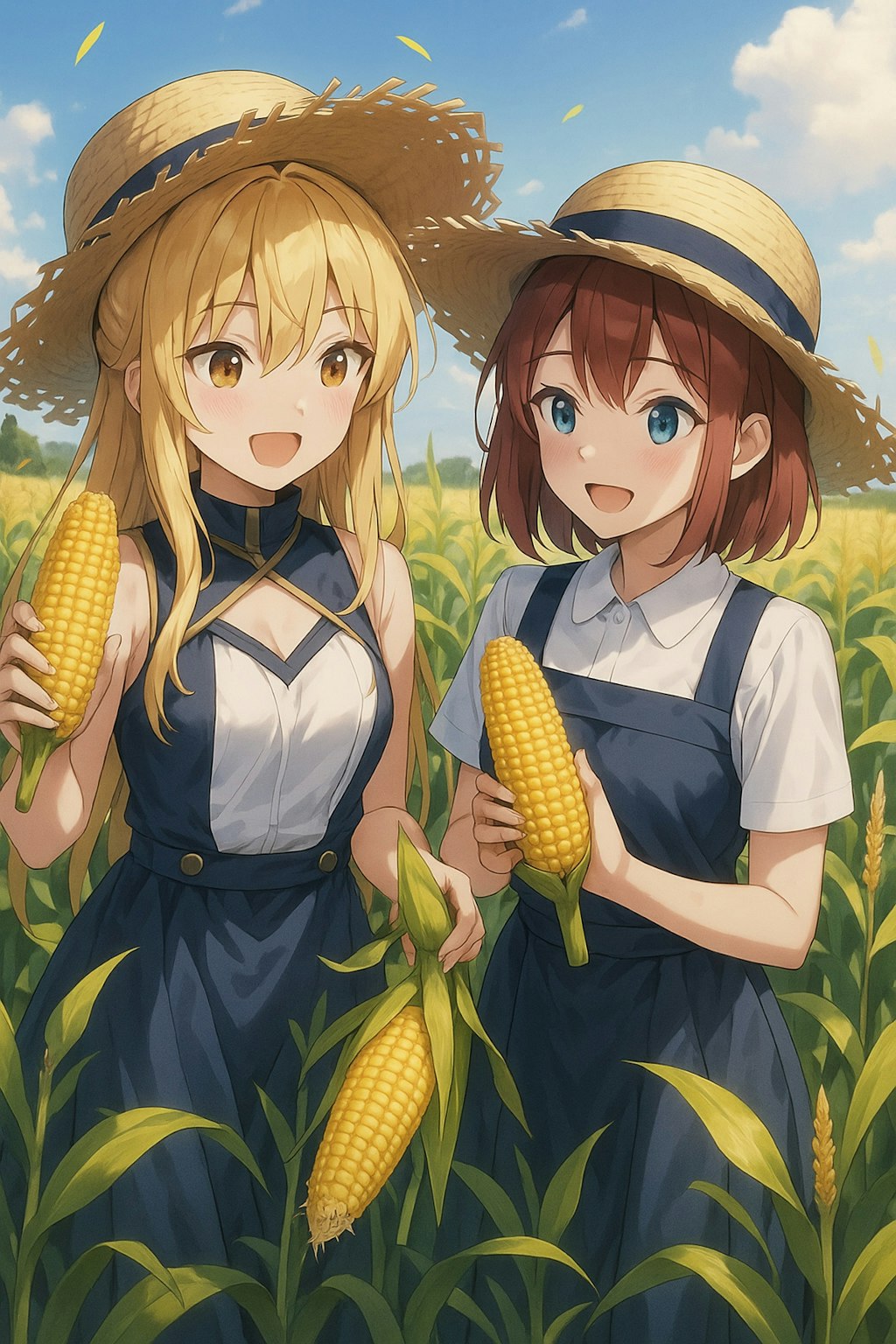 とうもろこし畑だべ〜