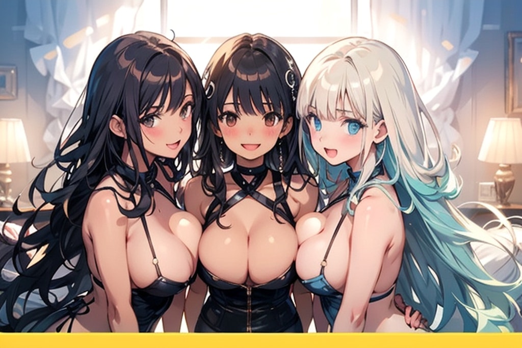 3 girls with large breasts