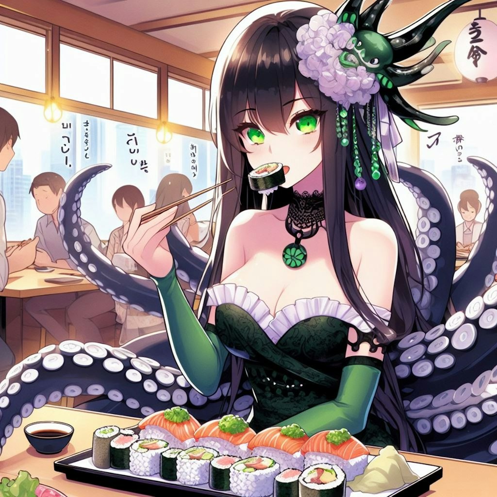 お寿司食べたい [I want to eat sushi.]