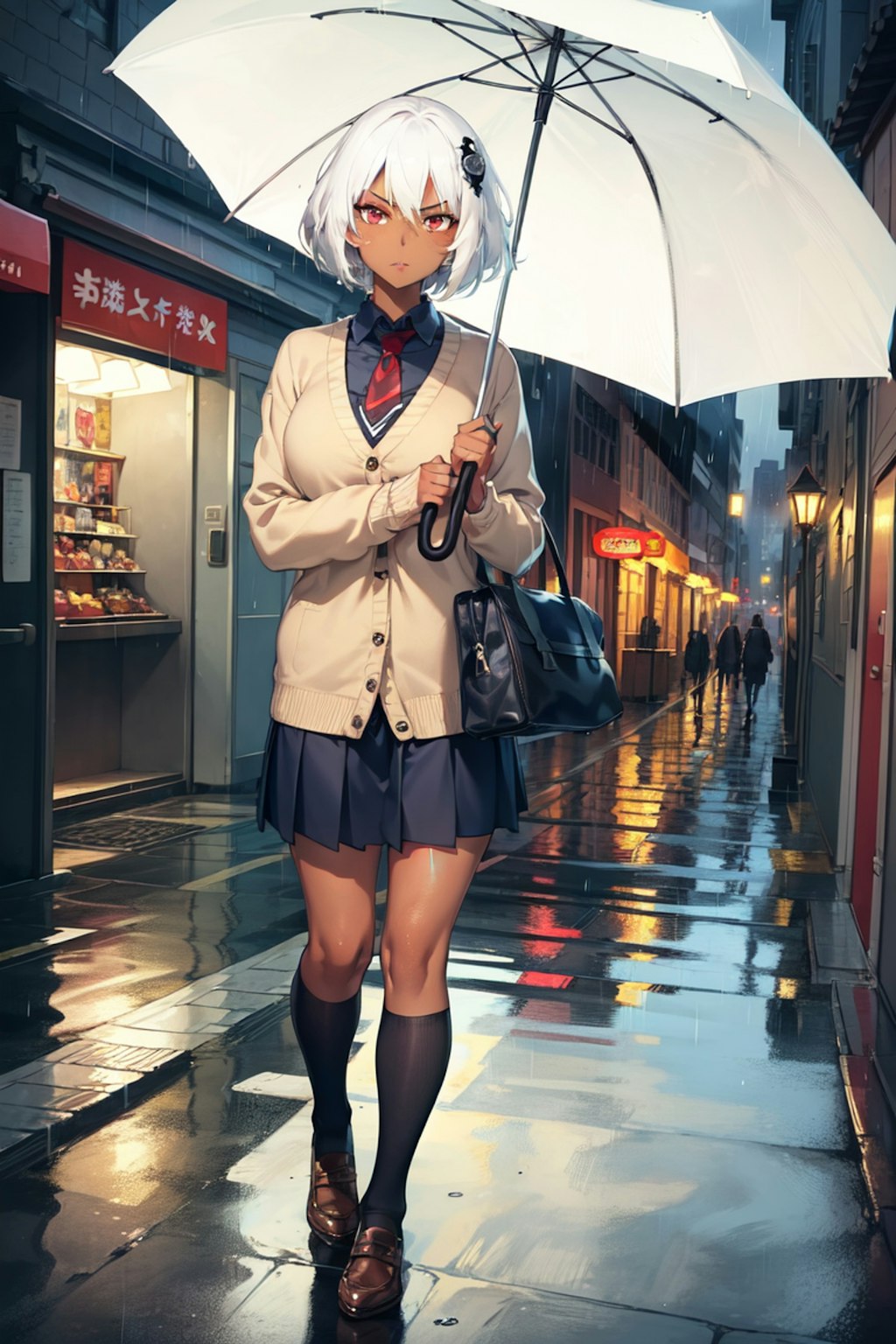 突然の雨