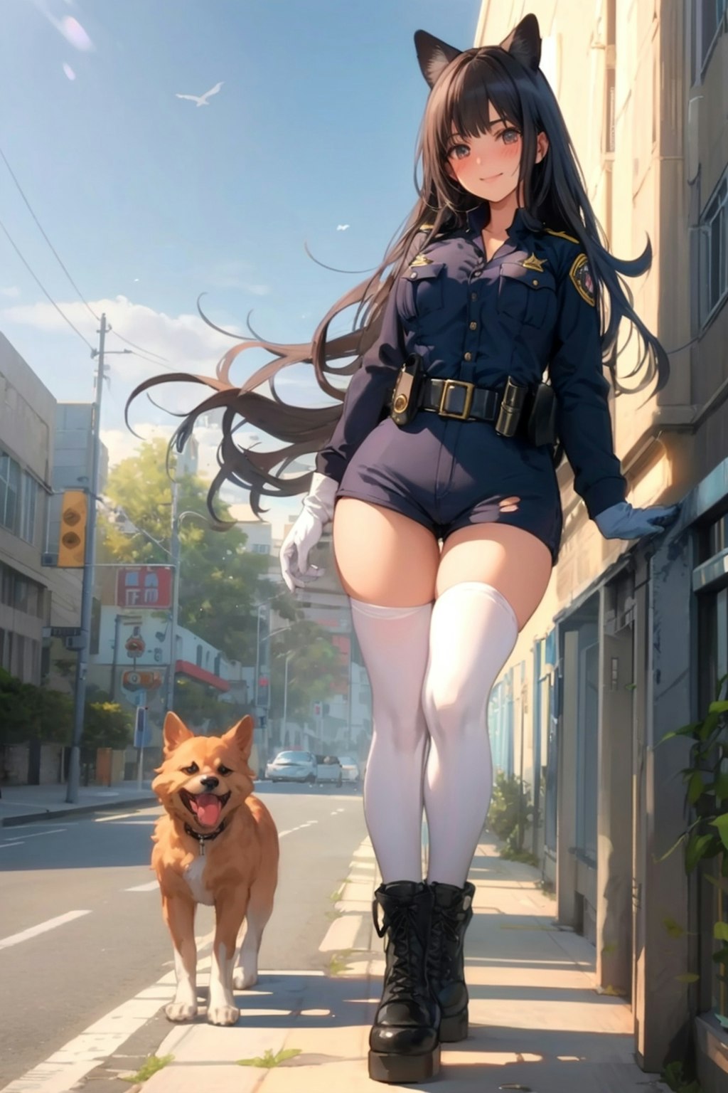 犬とイヌのおまわりさん