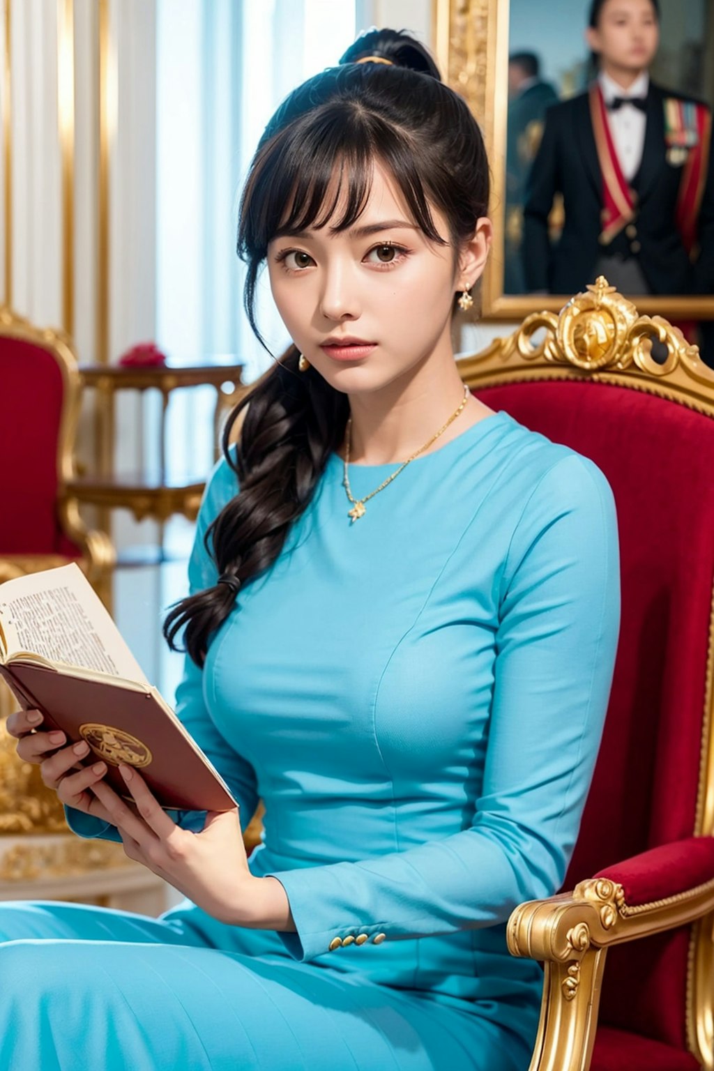 お嬢様の読書の時間