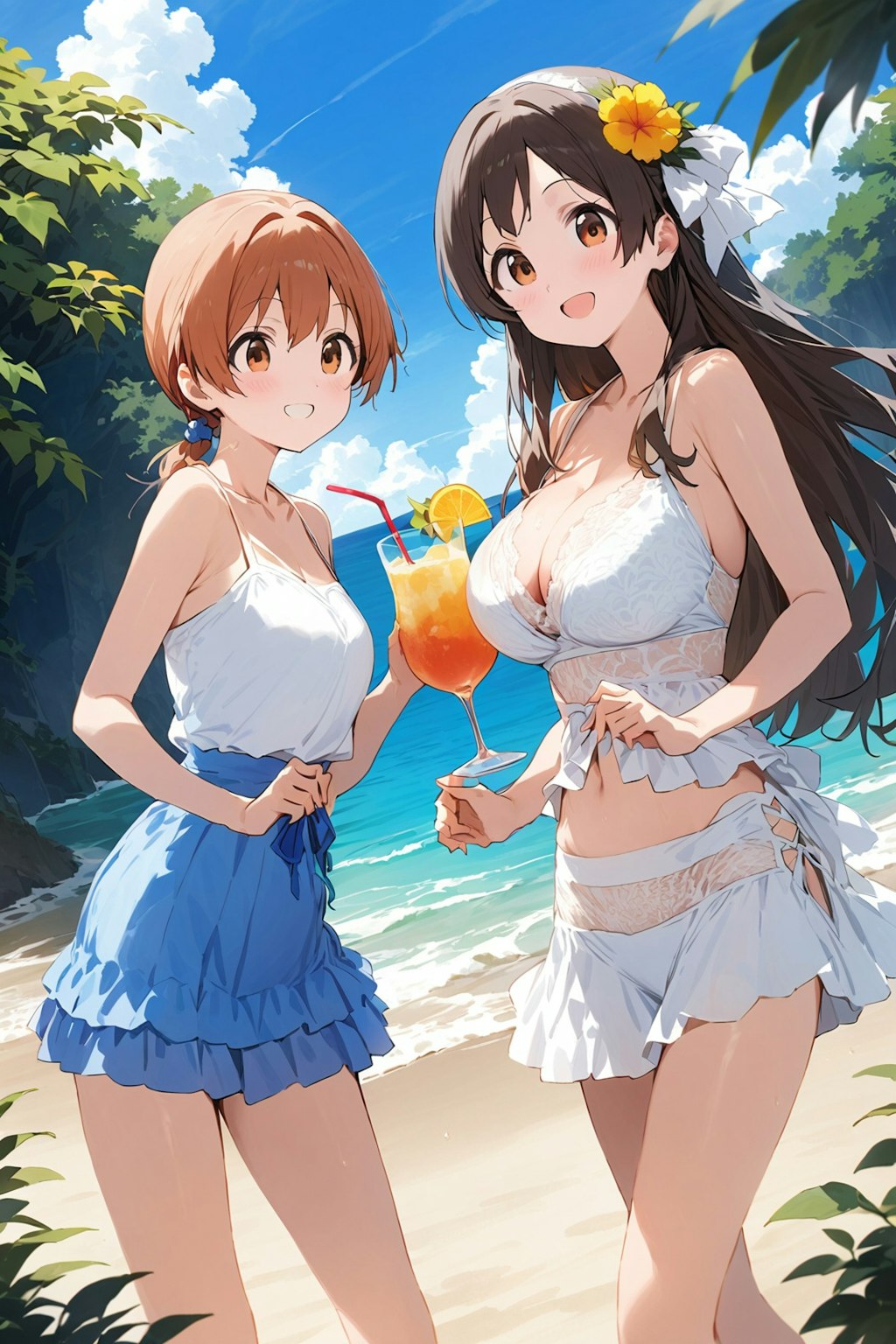 夏の思い出と女子高校生と