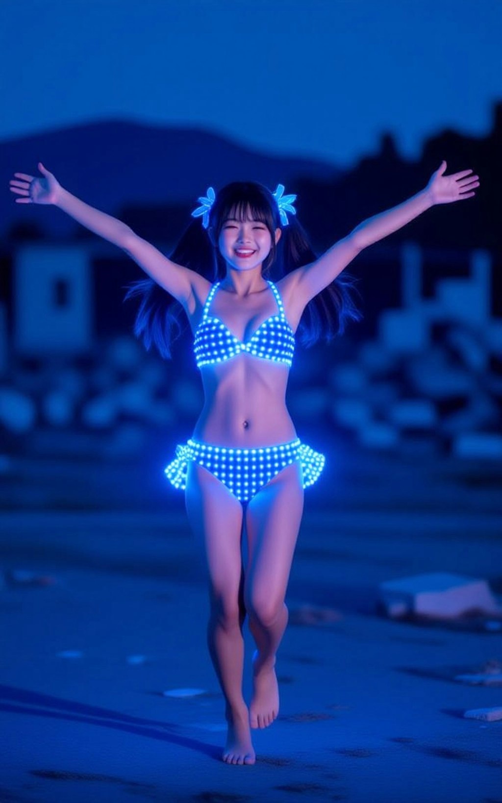 光るLEDビキニ