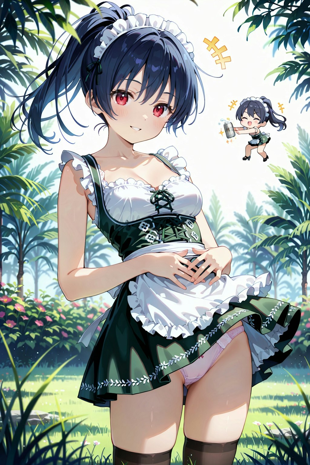 ディアンドルでパンチラ撮影会 Y615