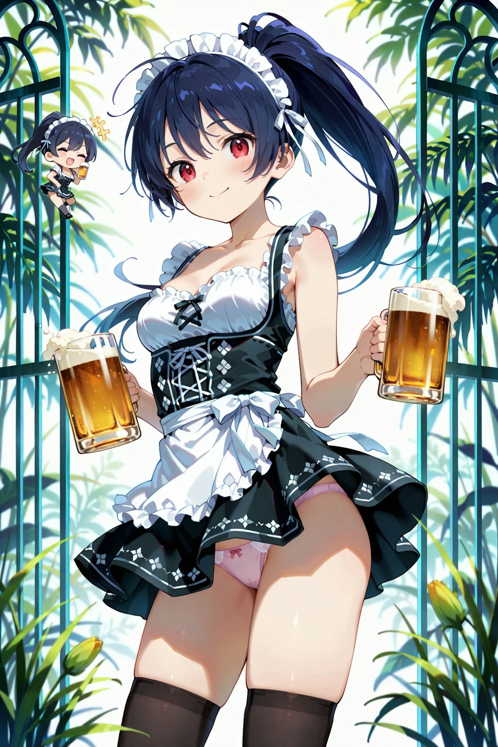 ディアンドルでパンチラ撮影会 Y615