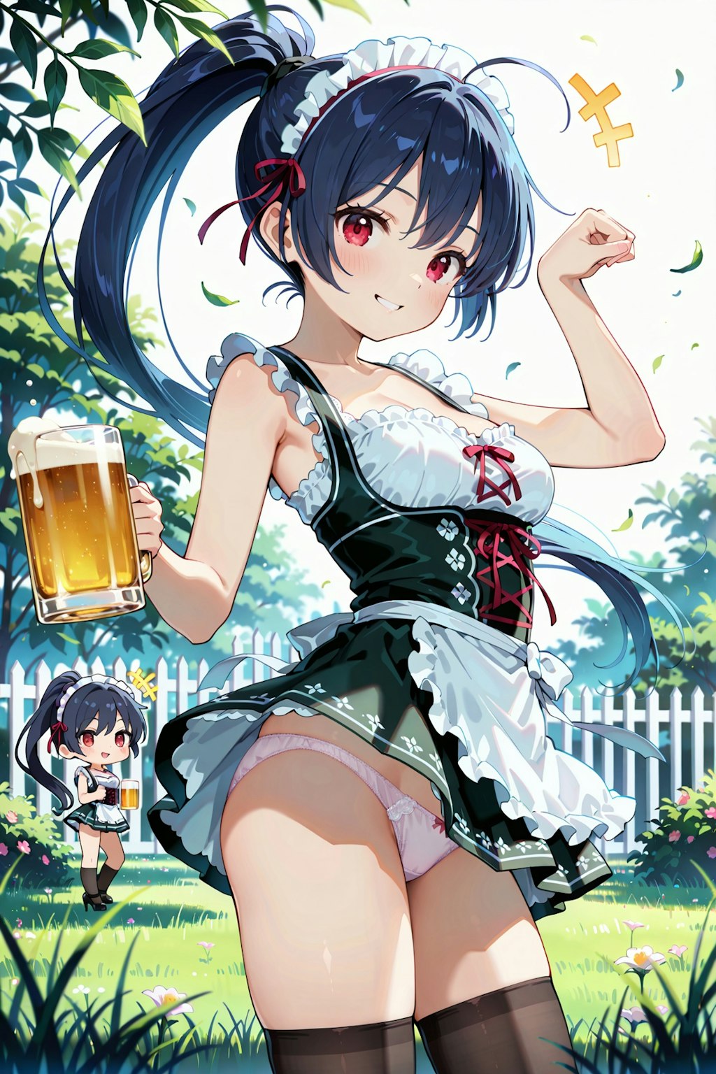 ディアンドルでパンチラ撮影会 Y615