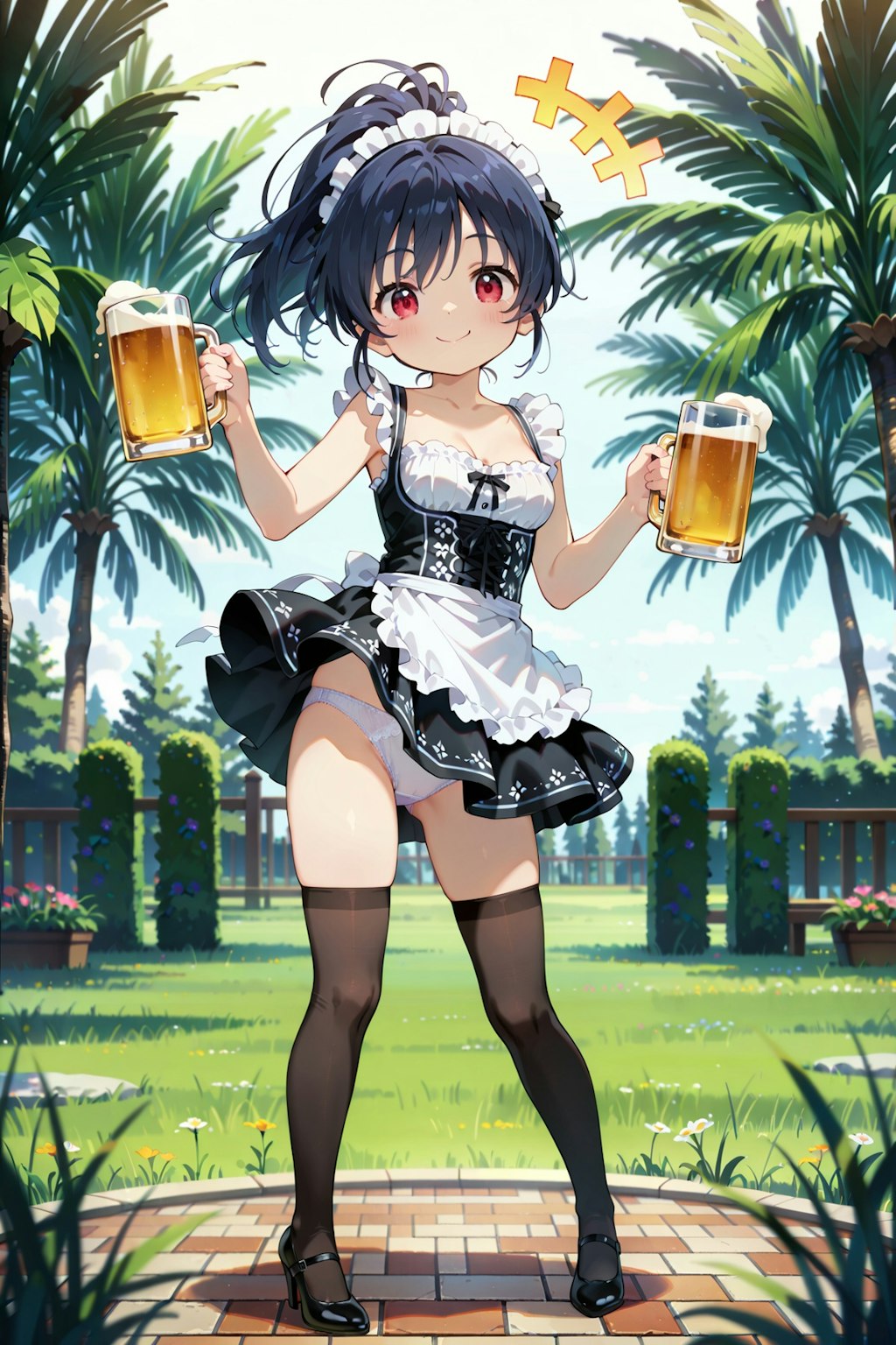 ディアンドルでパンチラ撮影会 Y615