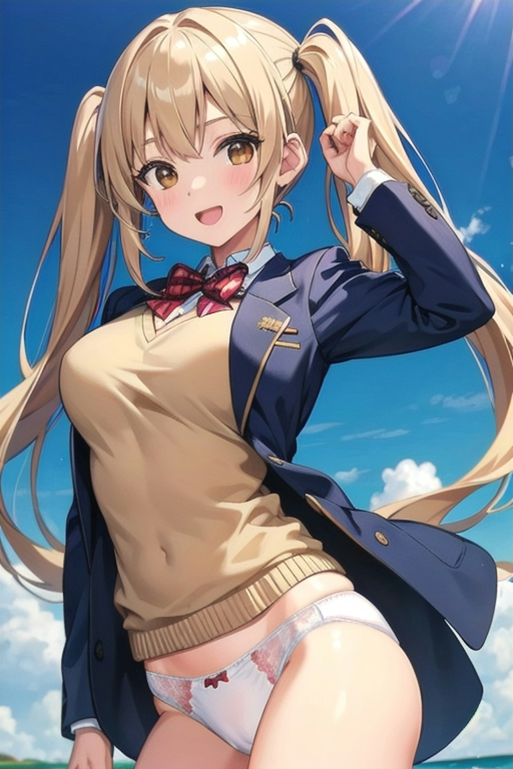 School twintails girl