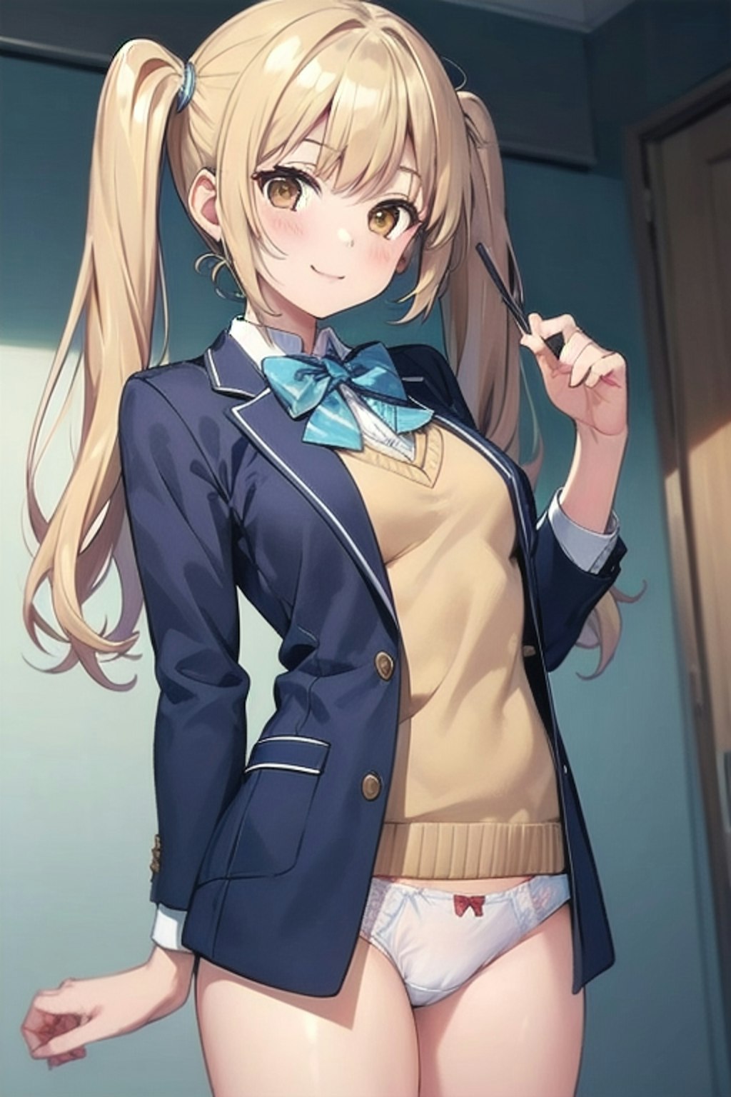 School twintails girl