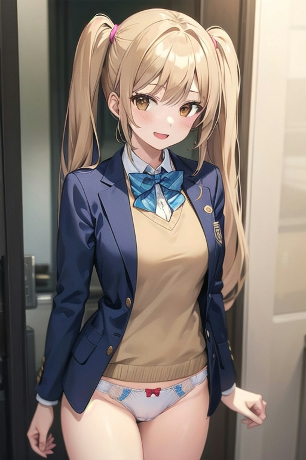 School twintails girl