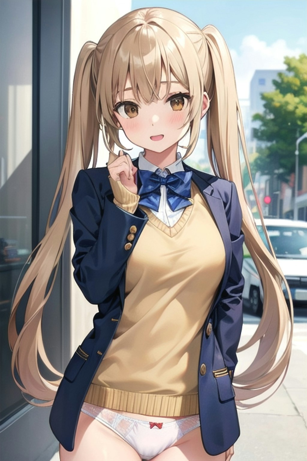 School twintails girl