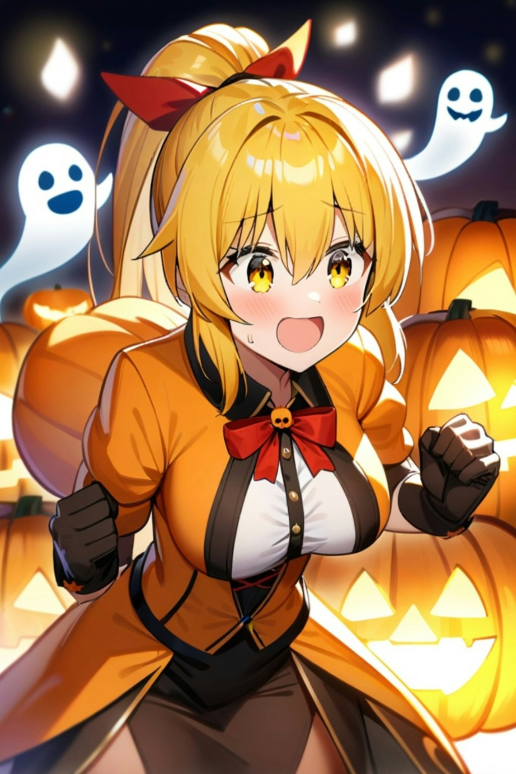 ポニーテールのハロウィン