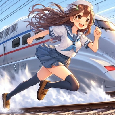 新幹線と競争