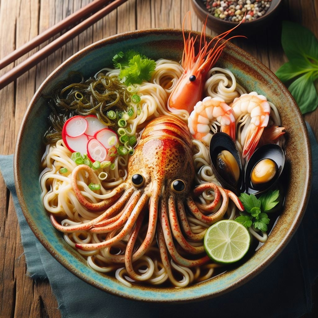 妖怪seafood noodle