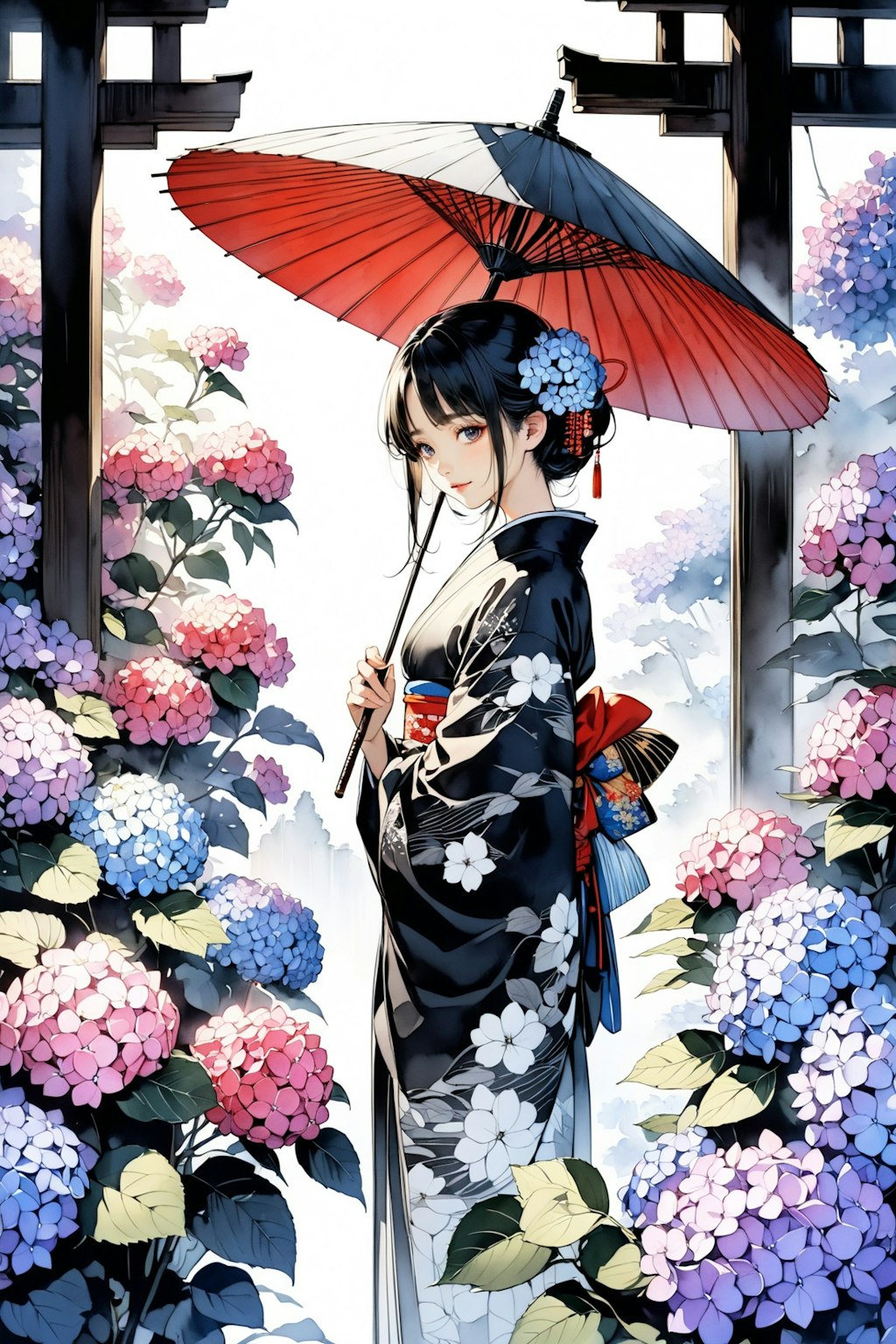 紫陽花