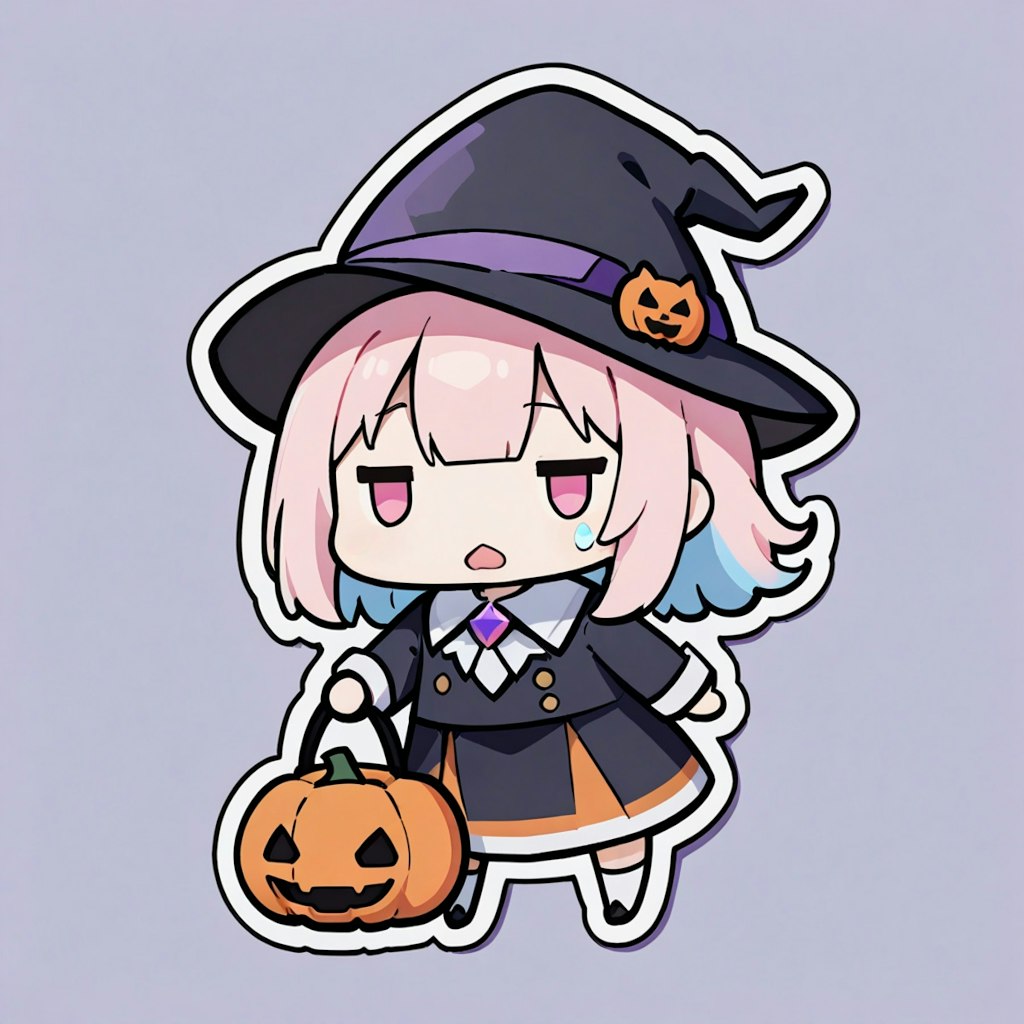 ハロウィン魔女少女