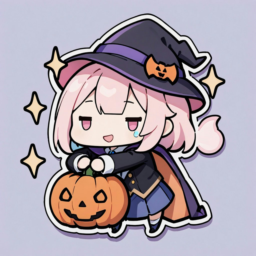 ハロウィン魔女少女