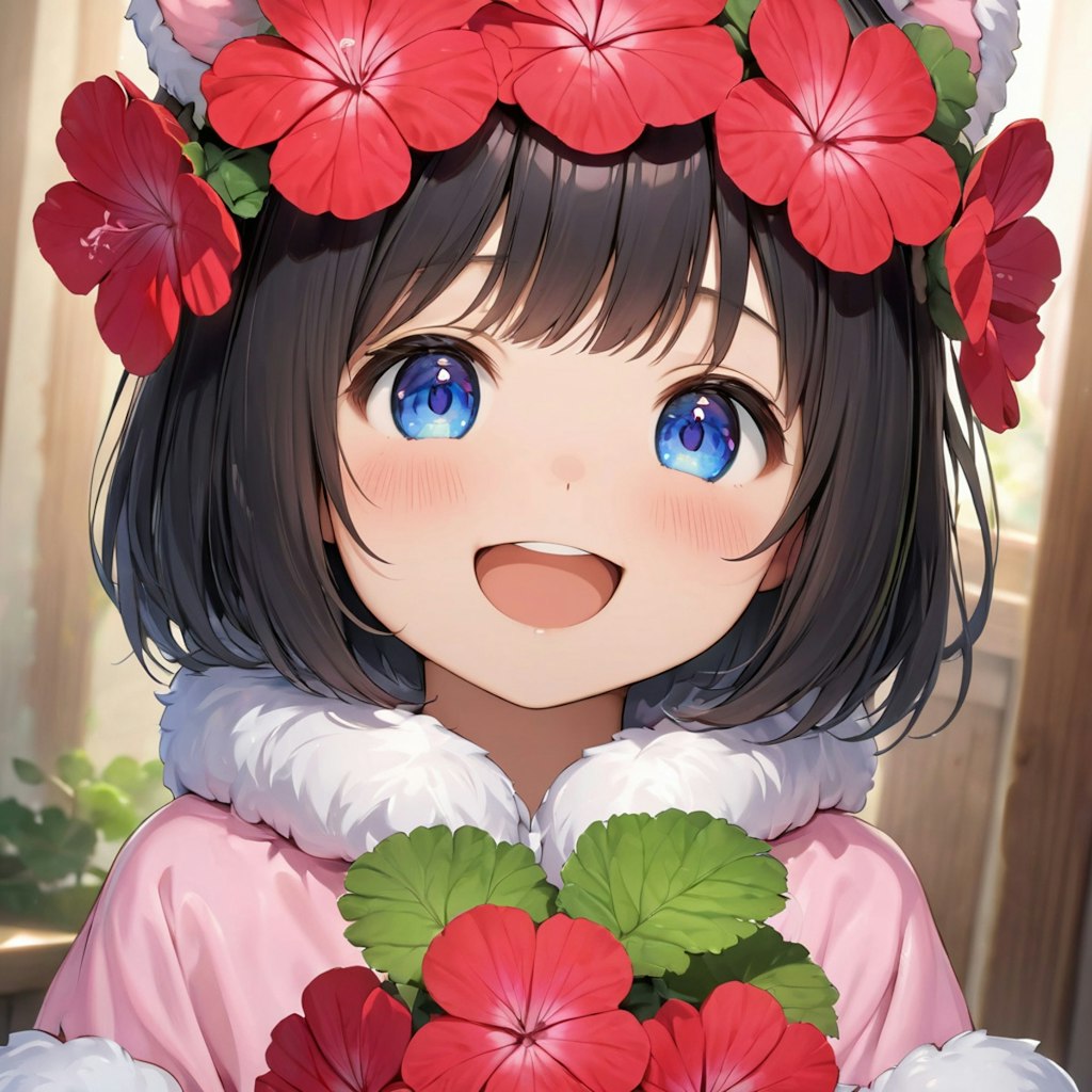 今日の誕生花はゼラニウム